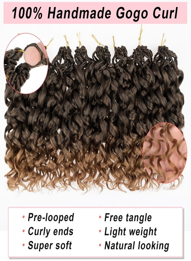 إكستريند شعر كروشيه قصير مجعد بطول 10 بوصات، شعر كروشيه قصير مجعد، شعر كروشيه مموج عميق، شعر كروشيه مجعد على شكل شاطئ، شعر كروشيه مجعد مموج مائي، وصلات شعر صناعية للتضفير للنساء (16 خصلة/عبوة T27#) - Image 3